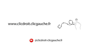Bannière du compte youtube @ClicDroit-ClicGauche